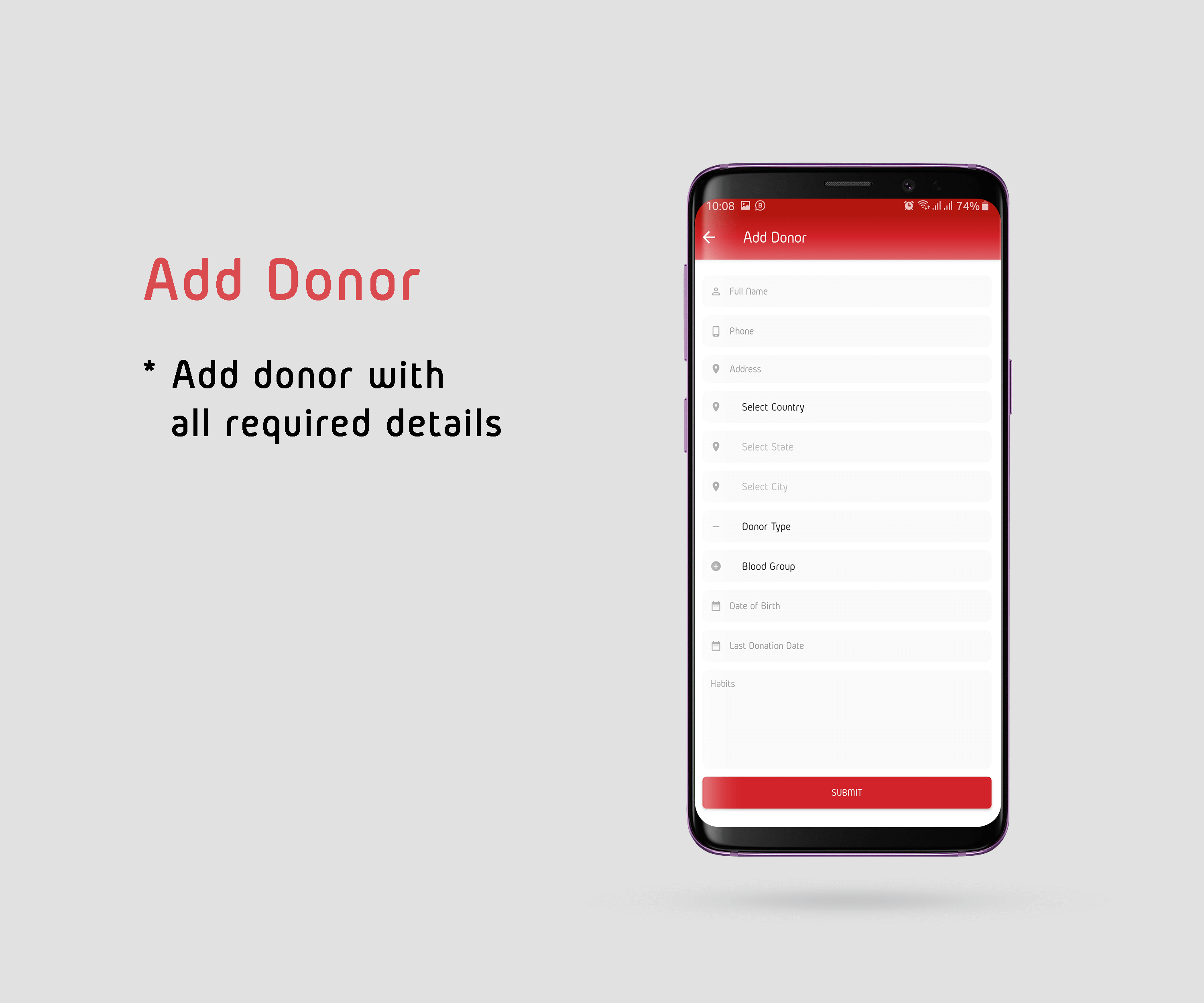 Blood Bank App Image