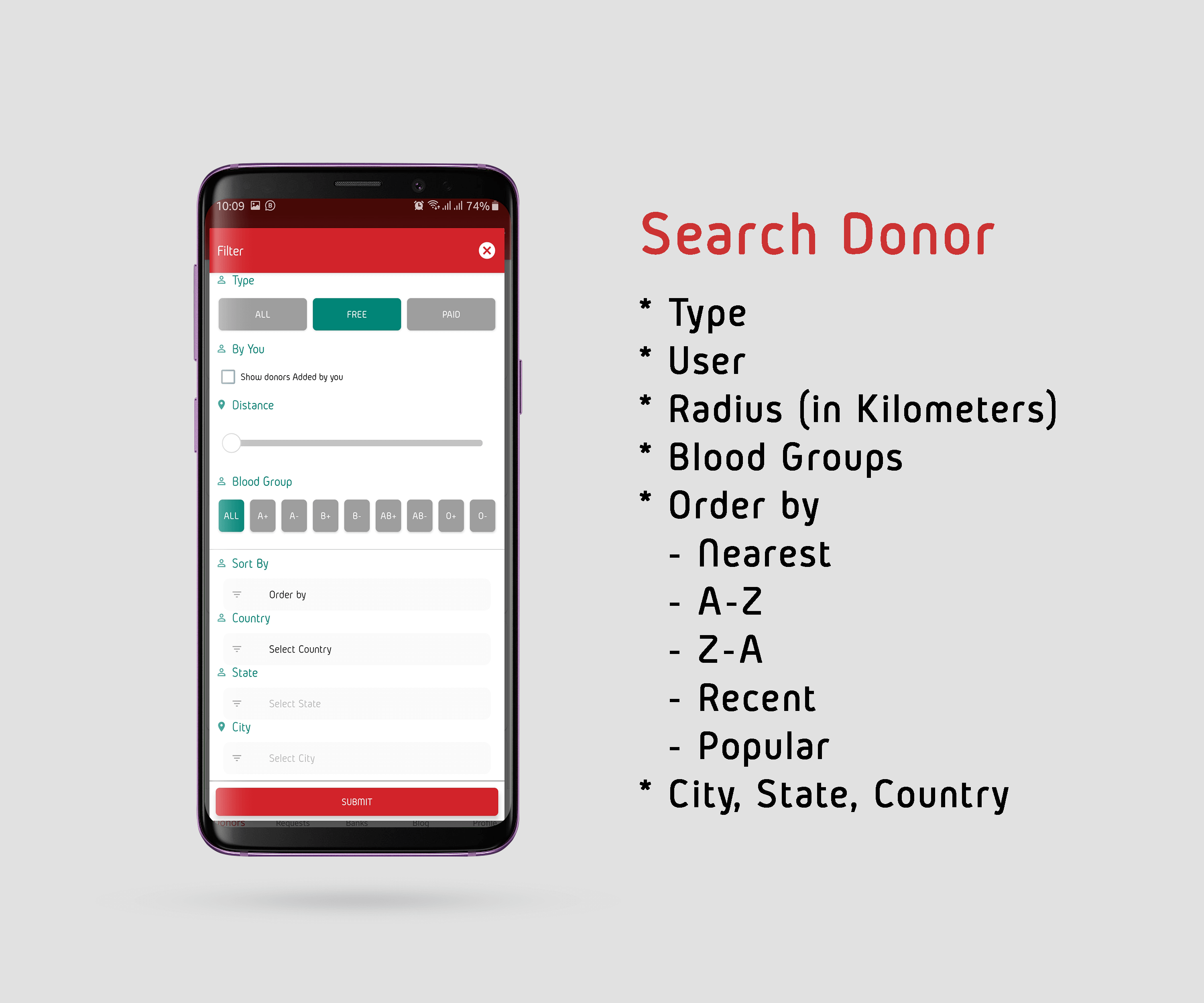 Blood Bank App Image